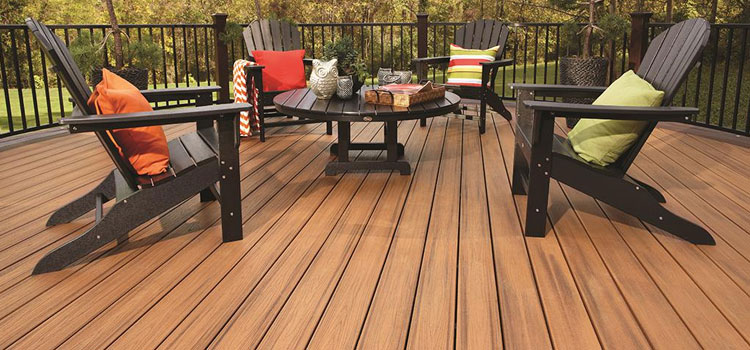 Black TREX Decking in Rolling Hills Estates, CA