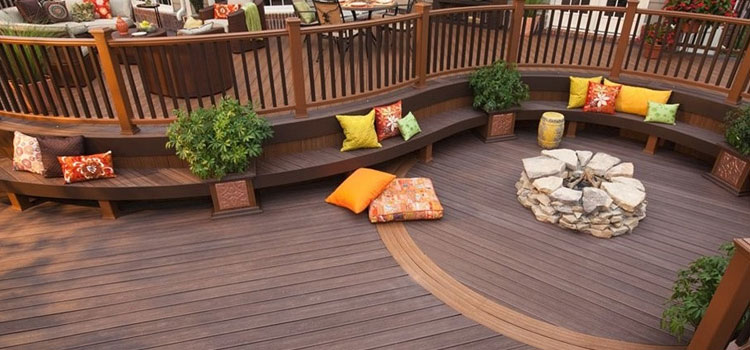 Gray TREX Decking in Rolling Hills Estates, CA